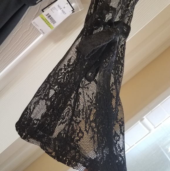 Nine West Evening Black Dress - Picture 2 of 3